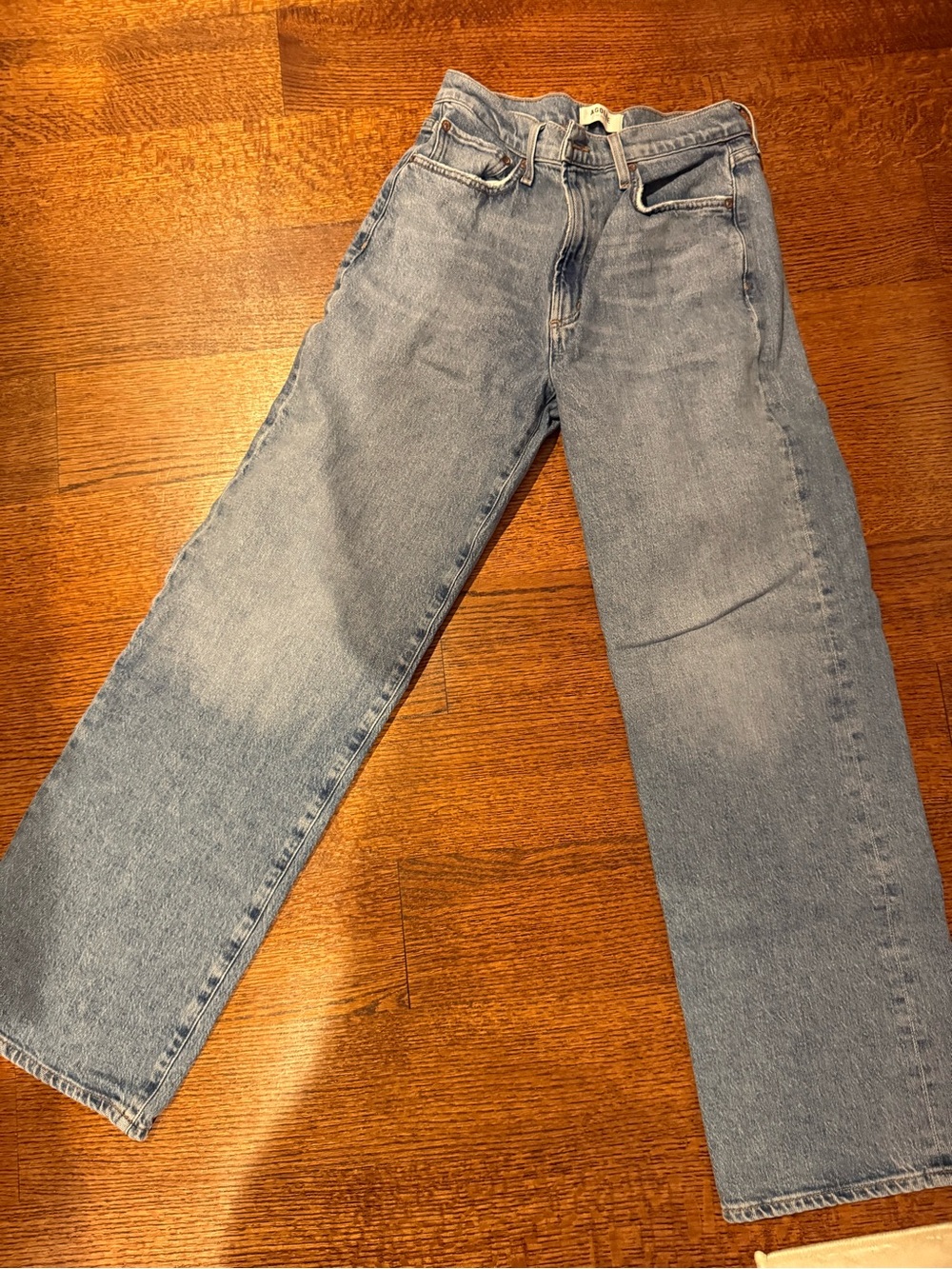 Agolde straight leg jeans